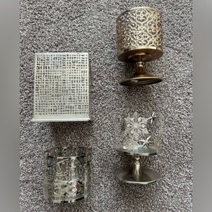 Bath & Body Works 3 Wick Candle Holders Bundle